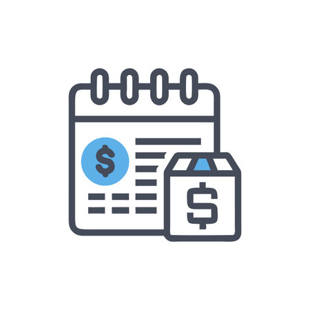 Comprehensive Annual Budget Iconのイラスト素材