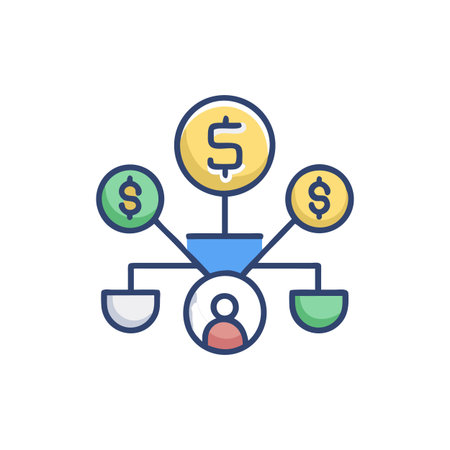 Business Diversification Iconのイラスト素材