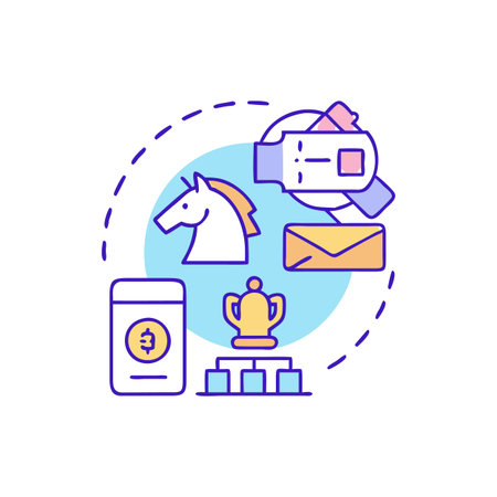 Innovative Branding Strategy Iconのイラスト素材