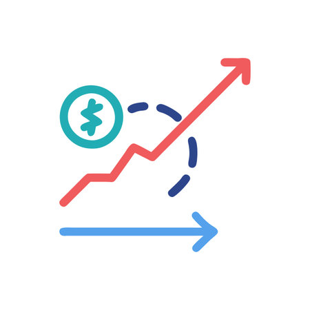Break Even Point Iconのイラスト素材