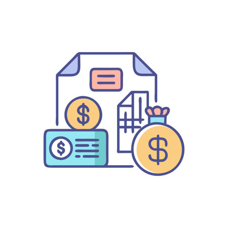 Comprehensive Business Income Tax Illustrationのイラスト素材