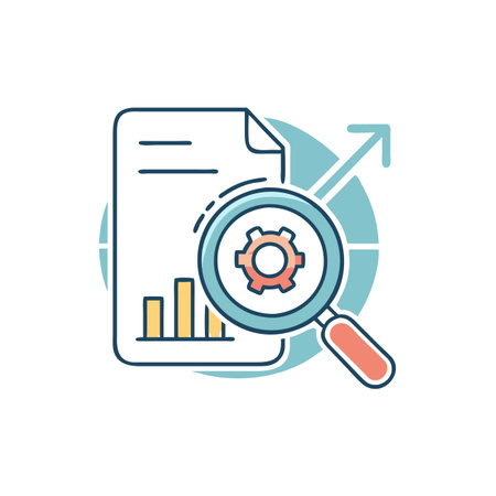 Insightful Business Impact Analysis Illustrationのイラスト素材