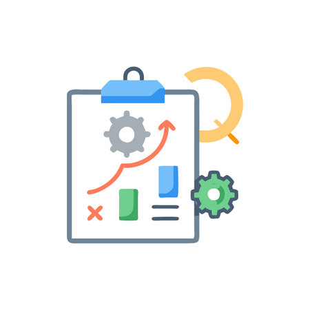 Comprehensive Business Improvement Plan Iconのイラスト素材