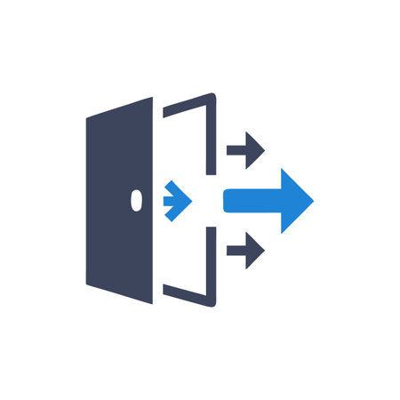 Key Business Exit Planning Iconのイラスト素材