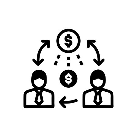 Dynamic Business Consolidation Iconのイラスト素材