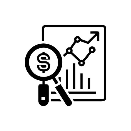 Detailed Business Financial Analysis Illustrationのイラスト素材