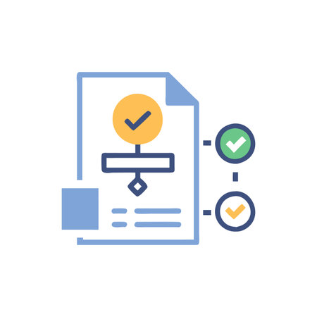 Business Plan Approval Iconのイラスト素材