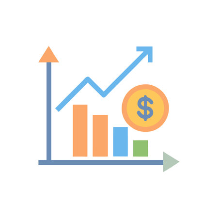 Key Business Margin Iconのイラスト素材