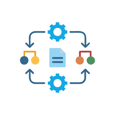 Comprehensive Business Process Iconのイラスト素材