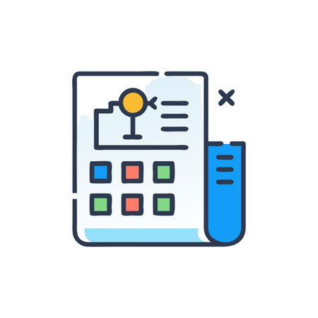 Dynamic Business Plan Iconのイラスト素材