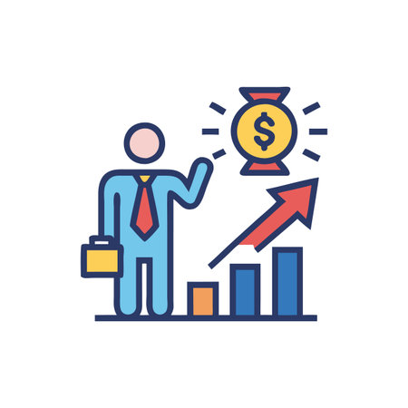 Essential Business Success Iconのイラスト素材