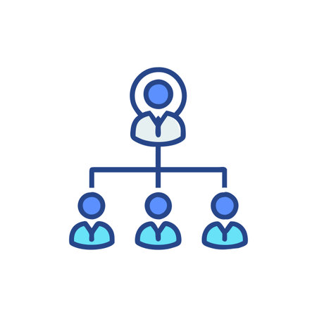 Dynamic Corporate Governance Structure Iconのイラスト素材
