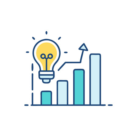 Data Driven Decision Making Visual Iconのイラスト素材