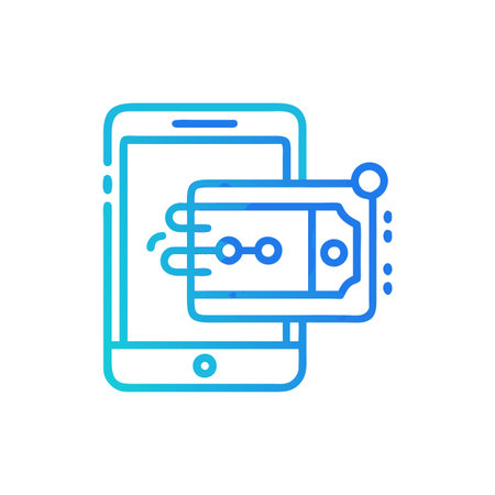 Digital Wallet Visual Iconのイラスト素材