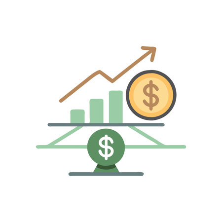 Key Economic Stability Iconのイラスト素材