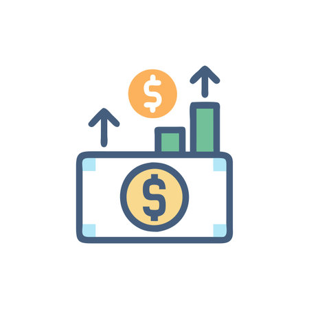 Key Economic Value Iconのイラスト素材