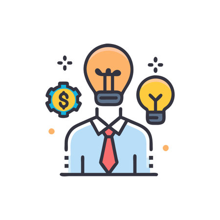 Entrepreneur Icon for Business Innovatorsのイラスト素材