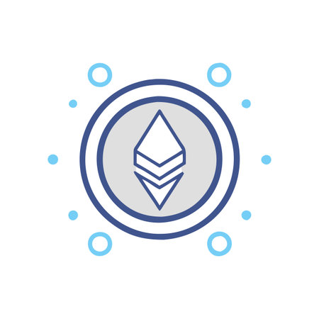 Icon for Ethereum Blockchain Technologyのイラスト素材