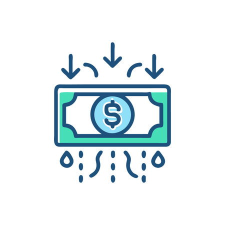 Icon for Overview of Financial Liquidityのイラスト素材