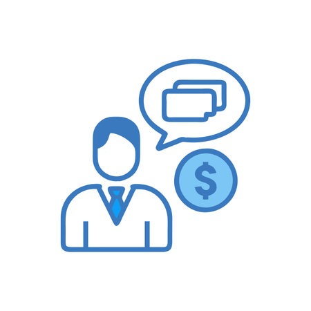 Icon for Financial Advisory Solutionsのイラスト素材