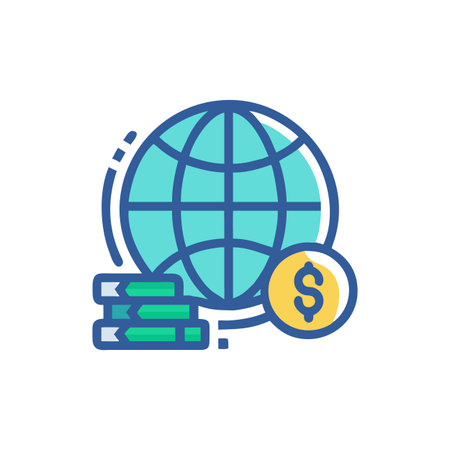 Global Trade Icon for International Commerceのイラスト素材