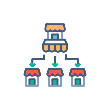 Icon for Franchising Strategiesのイラスト素材