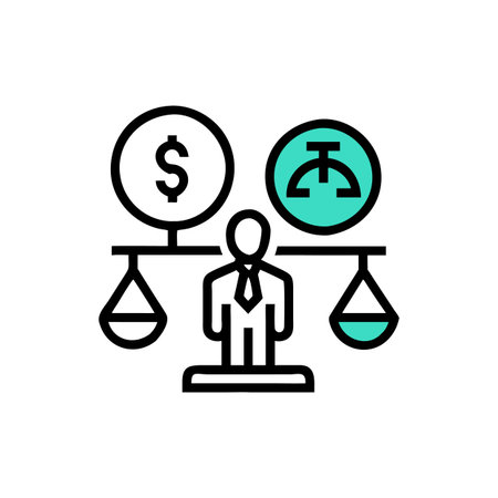 Dynamic Business Ethics Iconのイラスト素材
