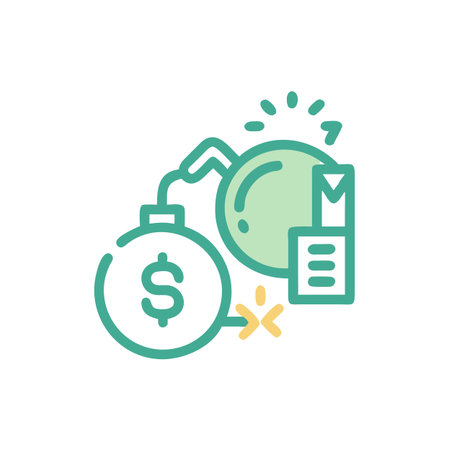 Engaging Icon for Debt Recovery Strategiesのイラスト素材