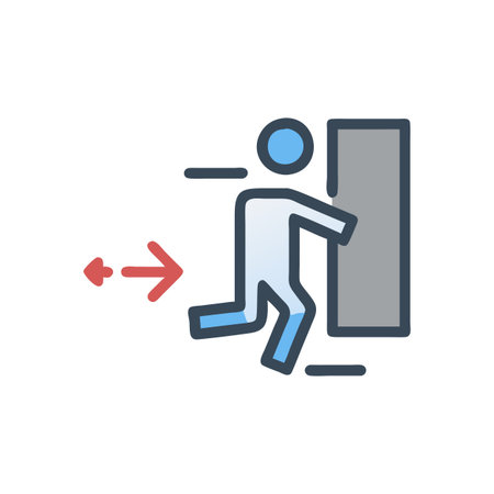 Exit Strategy Planning Icon Designのイラスト素材