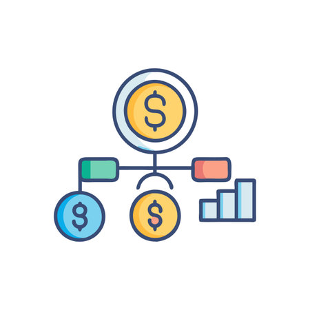 Icon for Effective Financial Management Practicesのイラスト素材