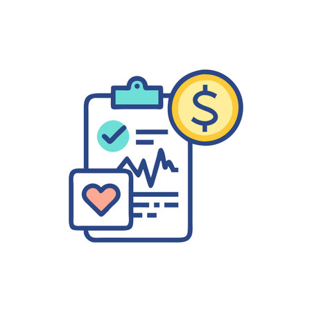 Icon for Conducting Financial Health Checksのイラスト素材