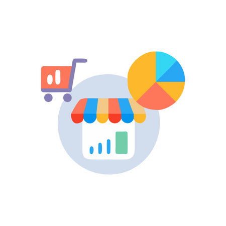 Graphic Design for Market Shareのイラスト素材
