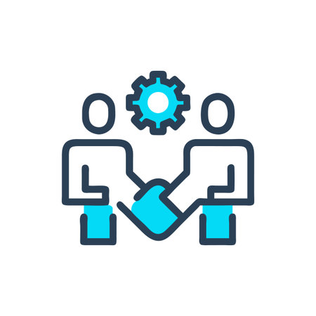 Key Aspects of Successful Partnership Strategiesのイラスト素材