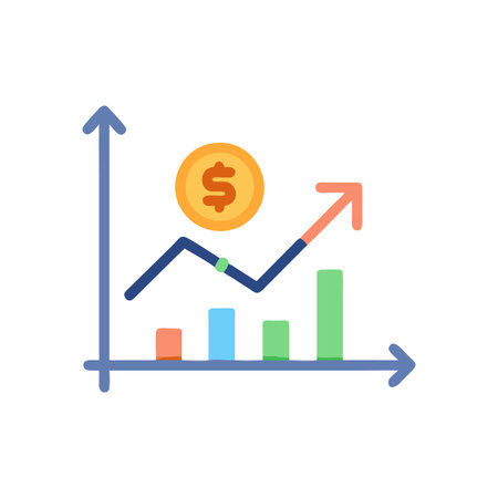 Icon for Analyzing Market Trendsのイラスト素材
