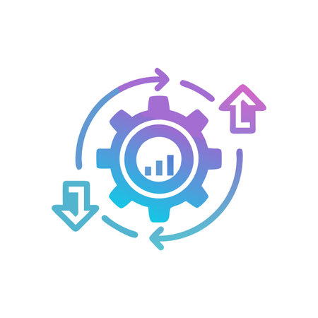Visual Representation of Operational Efficiencyのイラスト素材