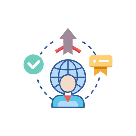 Outsourcing Evaluation Visual Iconのイラスト素材