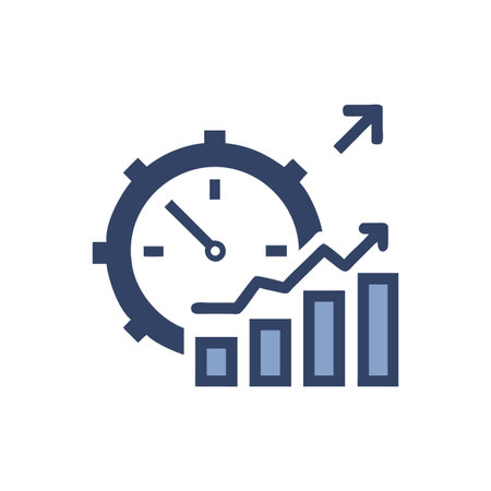 Productivity Metrics Icon for Performance Evaluationのイラスト素材