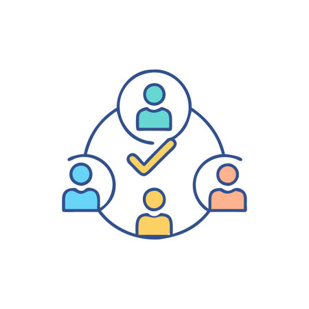 Professional Icons for Stakeholder Engagementのイラスト素材