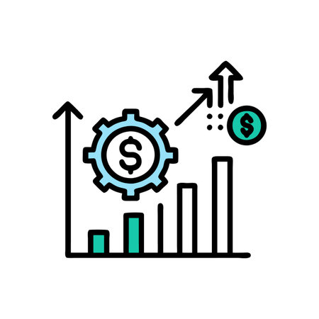 Profit Maximization Icon for Business Strategyのイラスト素材
