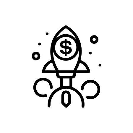 Dynamic Icons for Startup Investment Strategiesのイラスト素材