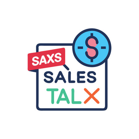 Sales Tax Strategy Icon Collectionのイラスト素材