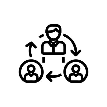 Human Resources Icon for Managementのイラスト素材