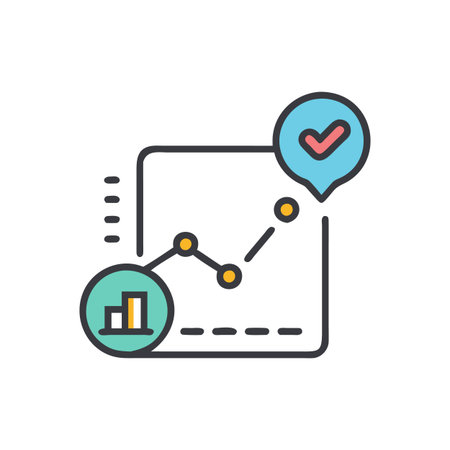 Dynamic Business Milestone Tracking Iconのイラスト素材