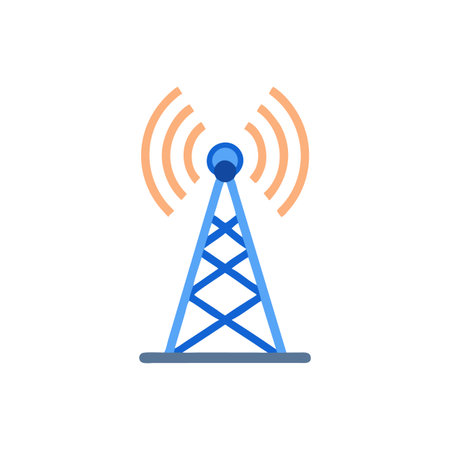 Icon for Cellular Communication Towersのイラスト素材
