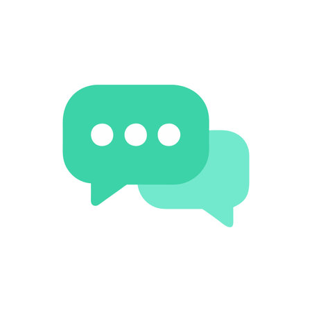 Icon for Chat Conversations in Bubbles