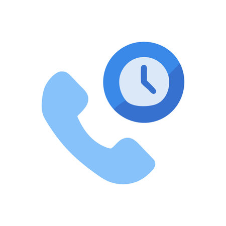 Icon Representing Call Durationのイラスト素材