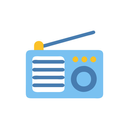 Radio Icon for Broadcastingのイラスト素材