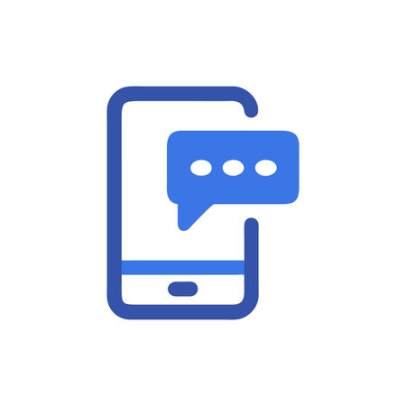 Innovative SMS Icon for Communicationのイラスト素材
