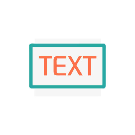 Creative Text Box Icon for User Formsのイラスト素材