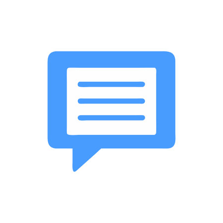 Modern Text Message Icon for Mobile Appsのイラスト素材